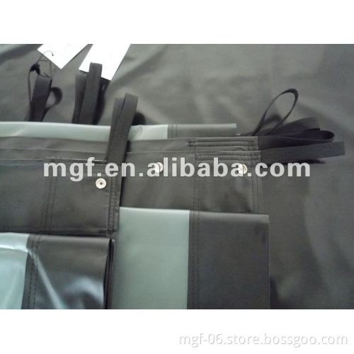 250'' Rear Projector screen with eyelet and PVC black borders
